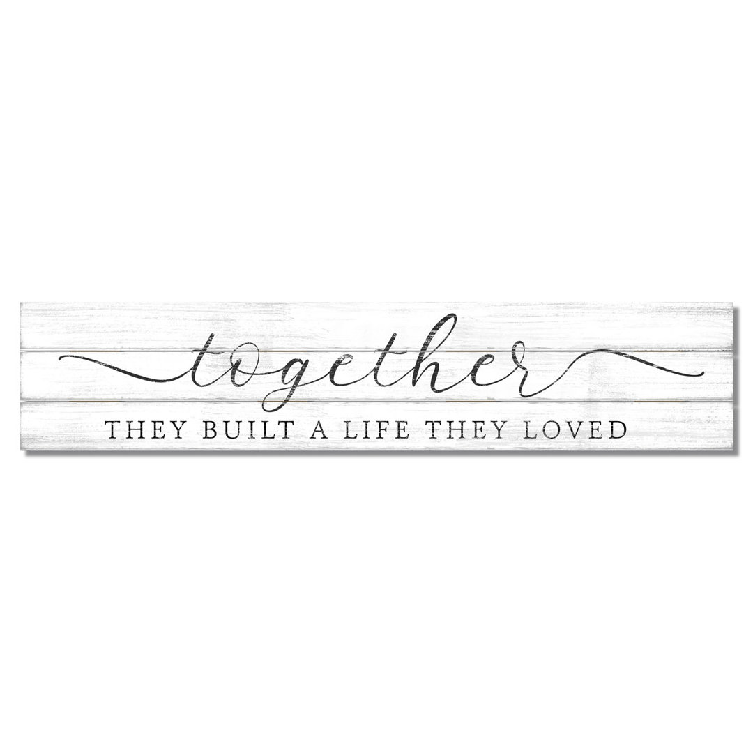 Farmhouse Wall Decor on Solid Wood Gracie Oaks