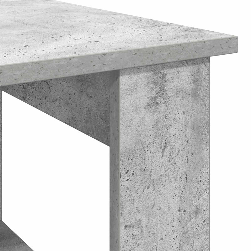Coffee Table with Storage, 50cm. H x 72cm. L x 50cm. W, Concrete Grey