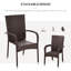 Chaises de patio empilables avec coussins. 2. Et des dossiers pour un temps extérieur douillet. Idéal pour patio, terrasse. Crème / blanc Et de l'eau. Gain de place. Capacité de poids de 264 lb. Assemblage requis Pe de 2.