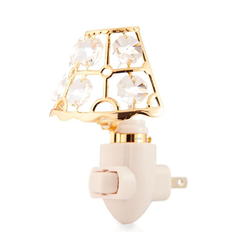 24K Gold Plated Lamp Shade Night Light