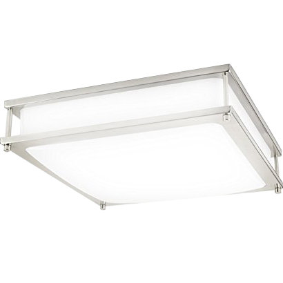 Anahi Acrylic Flush Mount, 2.4" H x 12'' W x 12" D