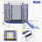 7FT Trampoline for Kids with Safety Enclosure Net, Slide and Ladder-99211433
