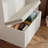 78.7" H Bookcase Storage Cabinet With Glass Doors & Flip-Top Reading Bench