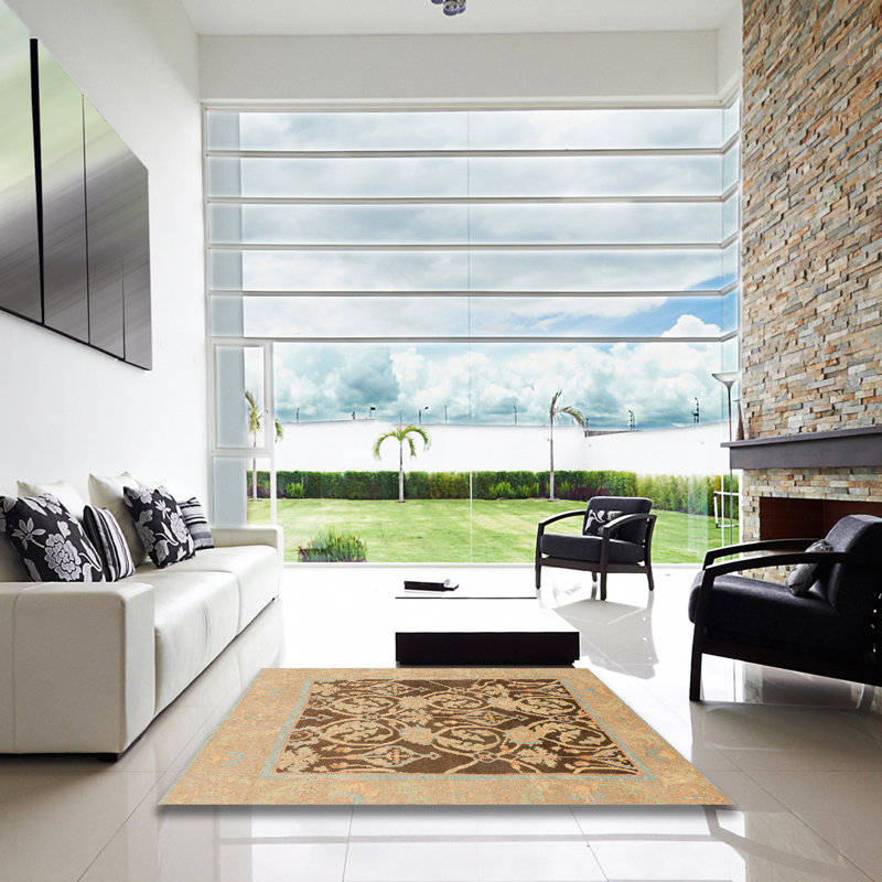 Aarin Abstract Indoor Rug, Square 6'