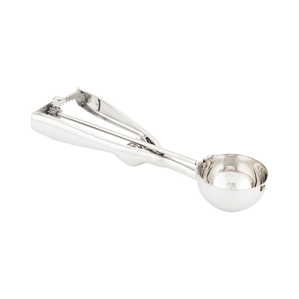 Round Cookie Dough Scoop, Stainless Steel Squeeze Disher