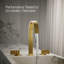 Components Bathroom Sink Spout With Ribbon Design