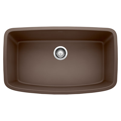 Valea Silgranit 32" Super Single Undermount Kitchen Sink - Café