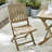 Annily Solid Wood Outdoor Dining Table With Hamber Dining Chairs - Modern Rustic Design-105300774