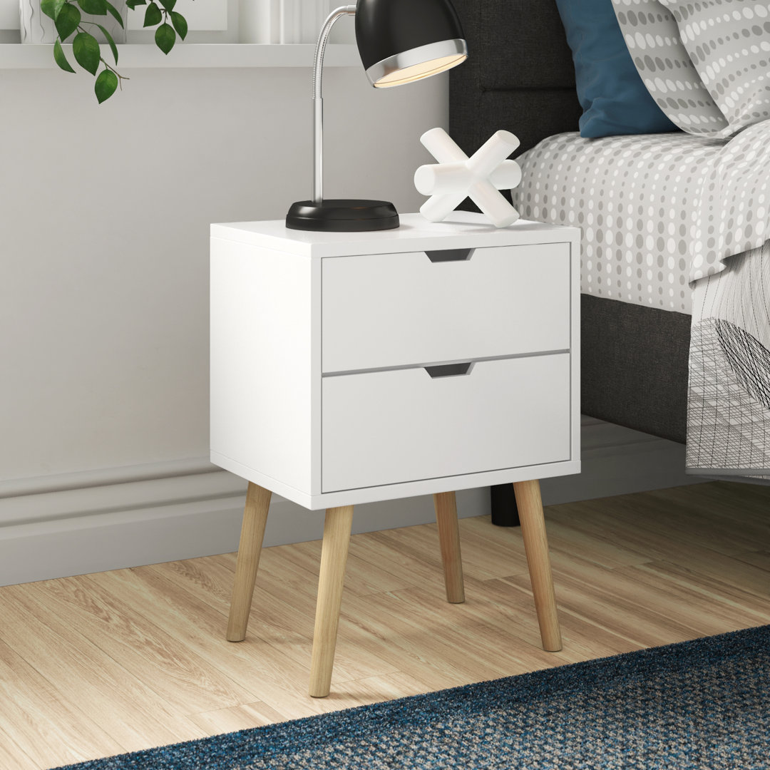 Lalani 2 Drawer Bedside Table