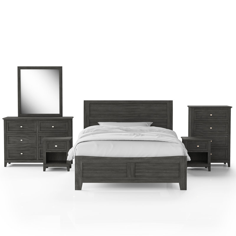 Copake Solid Wood Piece Bedroom Set