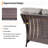 Fiorillo 3-Seat All-Weather PE Wicker Patio Sofa With 5" Thick Cushions-1791196624