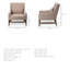 Fauteuil de 28,5 po de large Kensington-1462591541