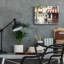 «Relaxing at the Cafe II» par James Wiens - peinture sans cadre-1013081862