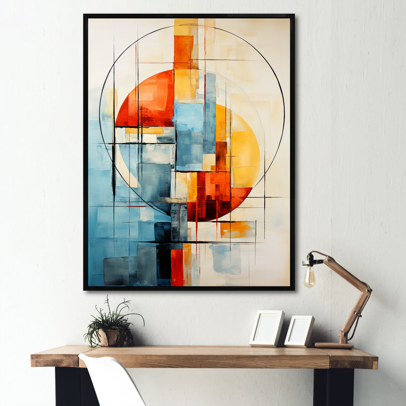Portrait de femme rétro Mid-Century II sur toile, H 32 po x l 24 po x P 1 po, Cadre flottant noir