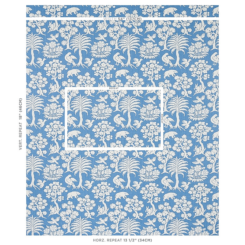 Woodland Silhouette Fabric