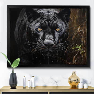 " Sleek Panther Stalk II " by Designart