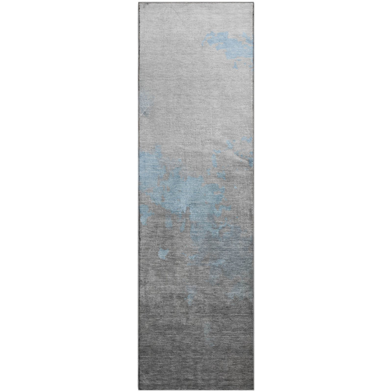 Premium Machine Washable Bennette AMF1881 Modern Rug, Runner 2'3" x 7'6"
