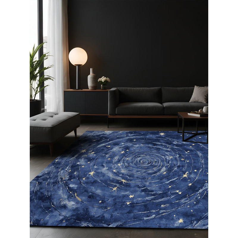 Tapis gris soyeux et moelleux, Carré 3 pi