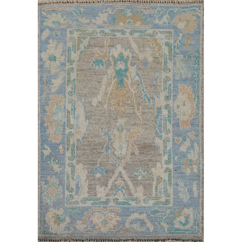 Tapis teint à la main Oushak