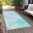 Dugald Washable Abstract Indoor / Outdoor Rug-1082253376