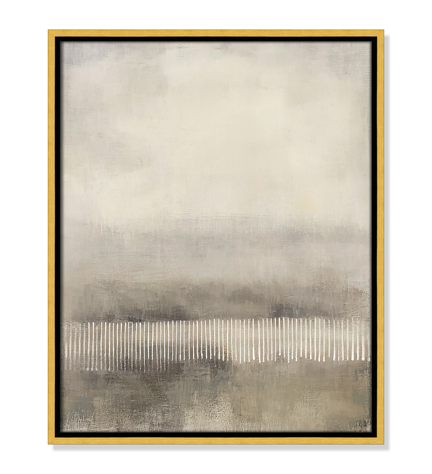 Balanced Silence I Print by Irena Orlov, 21.5" H x 17.5" W, Gold Floater