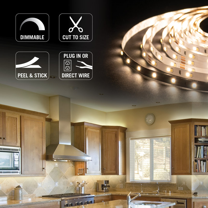 Armacost 16 ft. Tunable White LED Strip Tape Light Kit