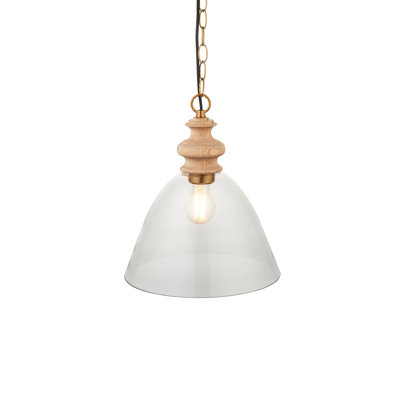 Cotswold Pendant finished in Natural Ashwood