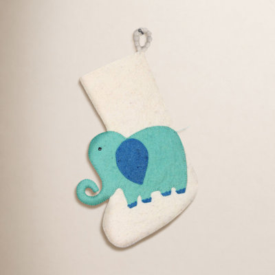The Holiday Aisle® Embroidered Wool Stocking