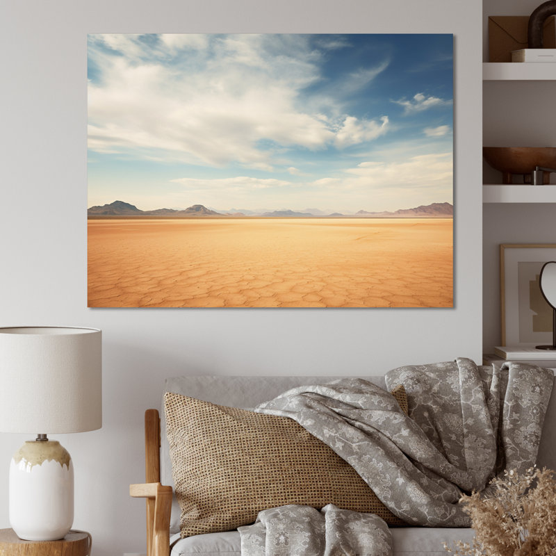 «Scenic Landscape Desert Infinite Horizon II», reproduction d'art sur toile, Toile tendue, H 24 po x l 32 po x P 1 po