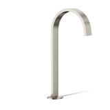Components Bathroom Sink Spout With Ribbon Design