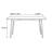 Rectangular modern simple solid wood table-264454532