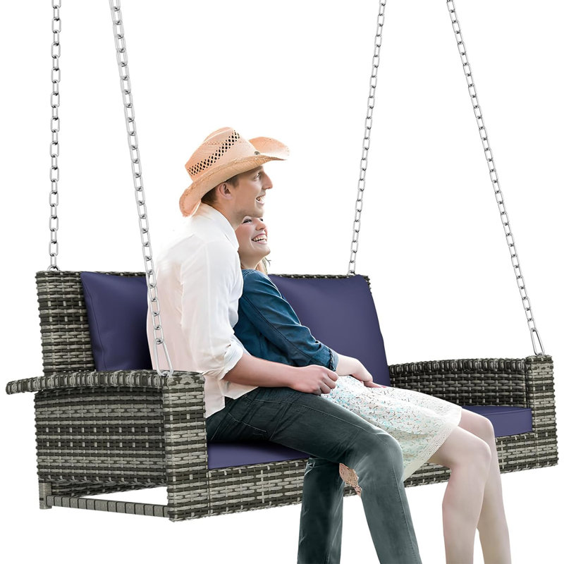 Banc suspendu pour 2 personnes Marzario Porch Swing Bed