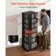 Solid Wood 163.6 cm H Media Shelves