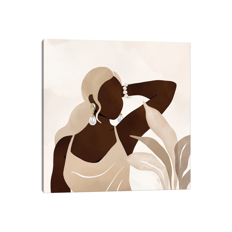 Jasmine by Bria Nicole - Print on Canvas, 30.48 cm H x 30.48 cm W, Wrapped Canvas