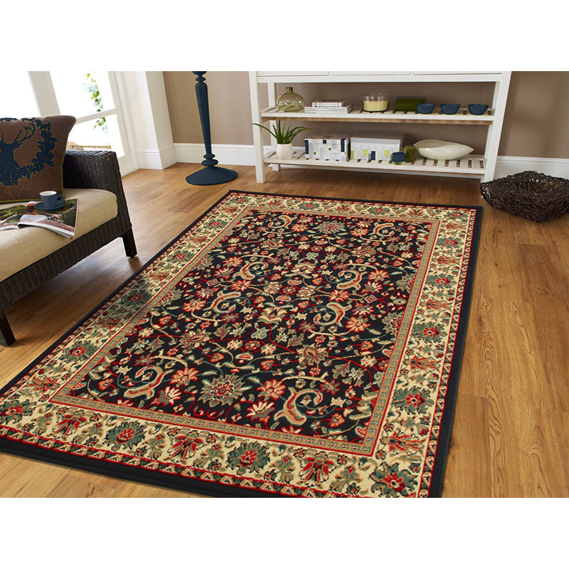 Kulik Floral Indoor / Outdoor Rug, Rectangle 8' x 10'