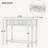Todo Daisy Series Console Table - Timeless Traditional Style with Two Spacious Drawers & Open Bottom Shelf-1070912025