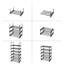 12 Pair Stackable Shoe Rack