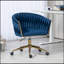 Chaise de bureau polyvalente à hauteur réglable avec pivot à 360 ° et dossier fait à la main pour diverses pièces-1053341682