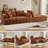 Boneless 108.5" Chenille Sectional Compression Sofa 2 Piece Boneless Modular Deep Seat Cloud Couch With Tufted Design & Chaise Set, No Assembly Required-1755454766