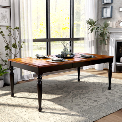 Nickelsville Extendable Solid Oak Dining Table by The Twillery Co.