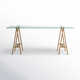 Tigerlily Glass Desk