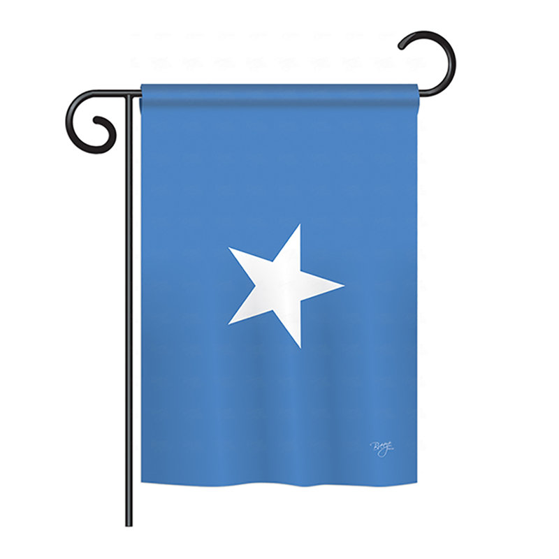 Drapeau maison en polyester 2 côtés somalie, H 40 po x l 28 po