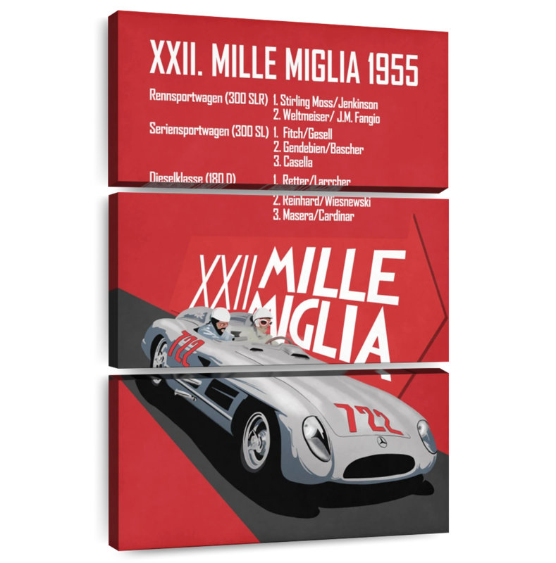 Mehar Mille Miglia XXII, H 32 po x l 20 po
