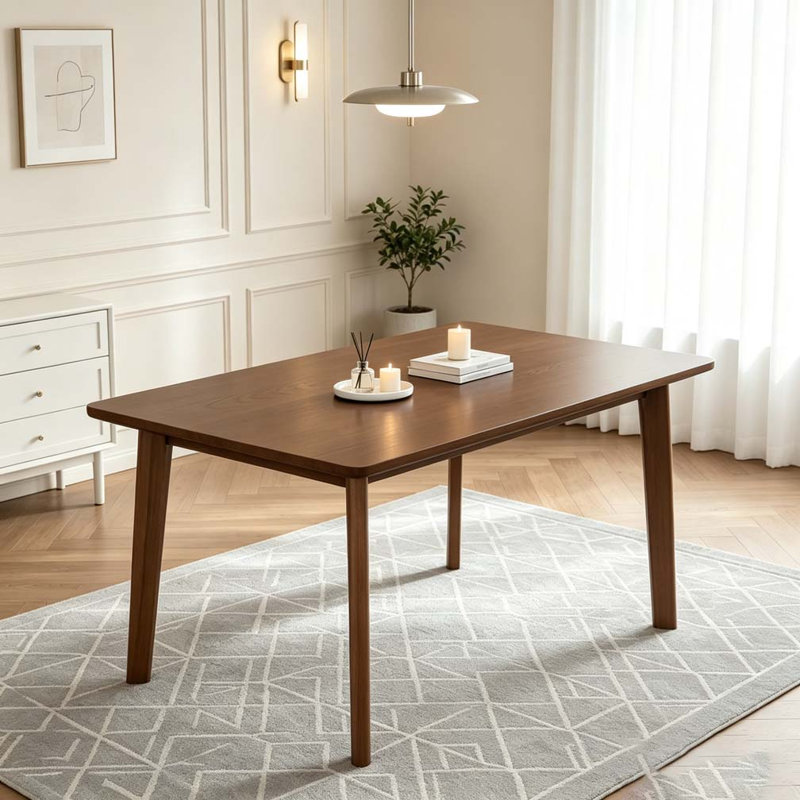Rustic Farmhouse DiningTable, Walnut