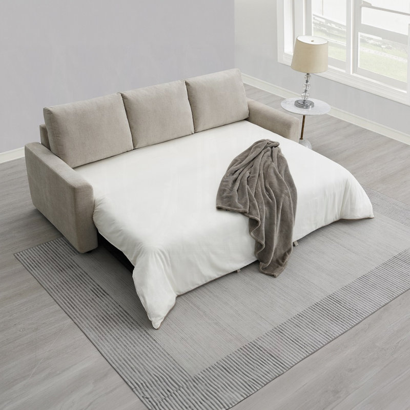 Canapé Androniki, Lin beige