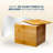 Bamboo container with Removable Cover