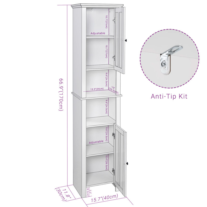 Freestanding Linen Cabinet