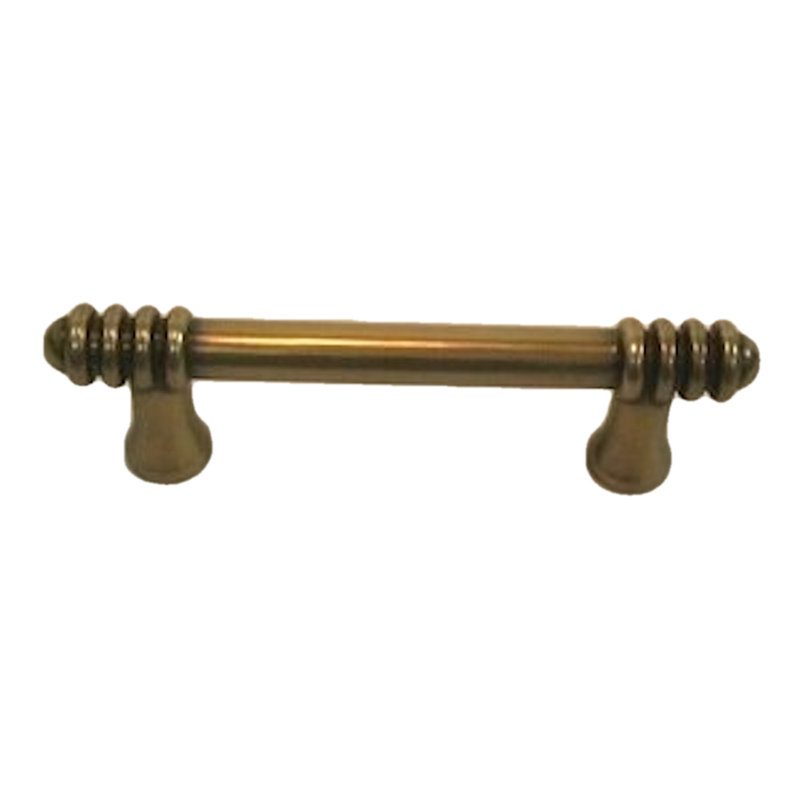 (Paquet de 25) Poignée 3 po, Laiton antique