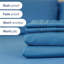 Ensemble de draps de qualité supérieure, doux et infroissables - Ensemble de draps de luxe ultra doux et de qualité supérieure-127309041-127309055