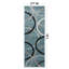 Tapis bleu / gris / noir à motif abstrait Tolchester-97673299